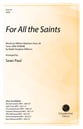 For All the Saints SATB choral sheet music cover